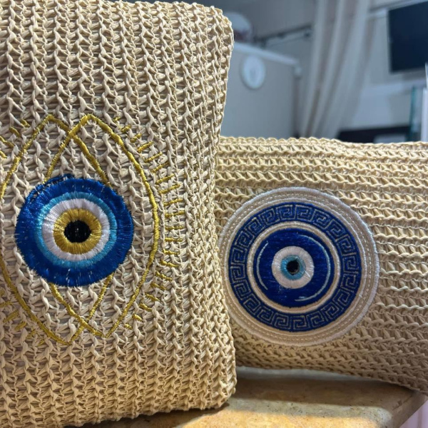 Ψάθινα τσαντάκια